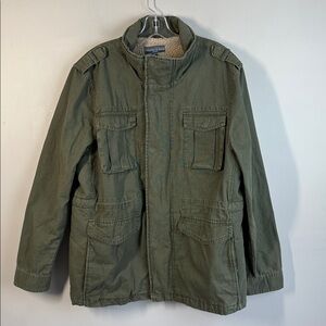 Men's Green Military Field Jacket